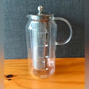 New GODINGER Artisan Roast Flavor Preserver Glass Mesh Screen Coffee Tea Maker